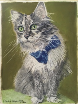 Cat -w/ bowtie 9x12
Original $250